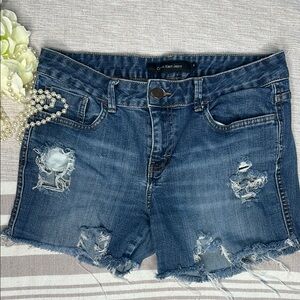 Calvin Klein Distressed Denim Shorts Women’s 10